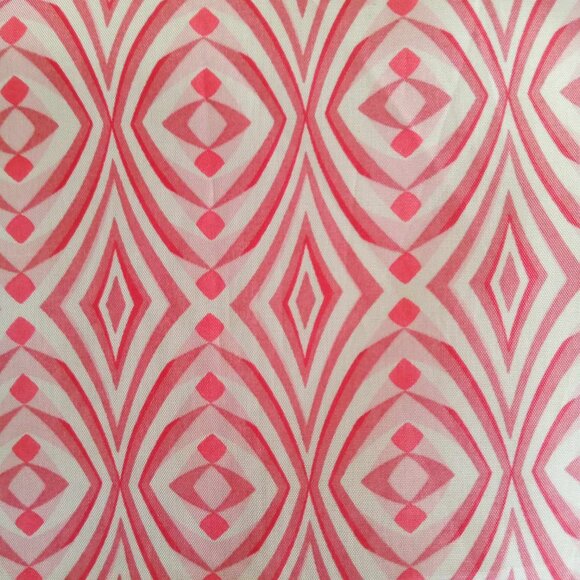 Chloe VTG Red Pencil Skirt  Multi Color Zipper Size 38 / US Size 6 Reversible(?) - Picture 3 of 13